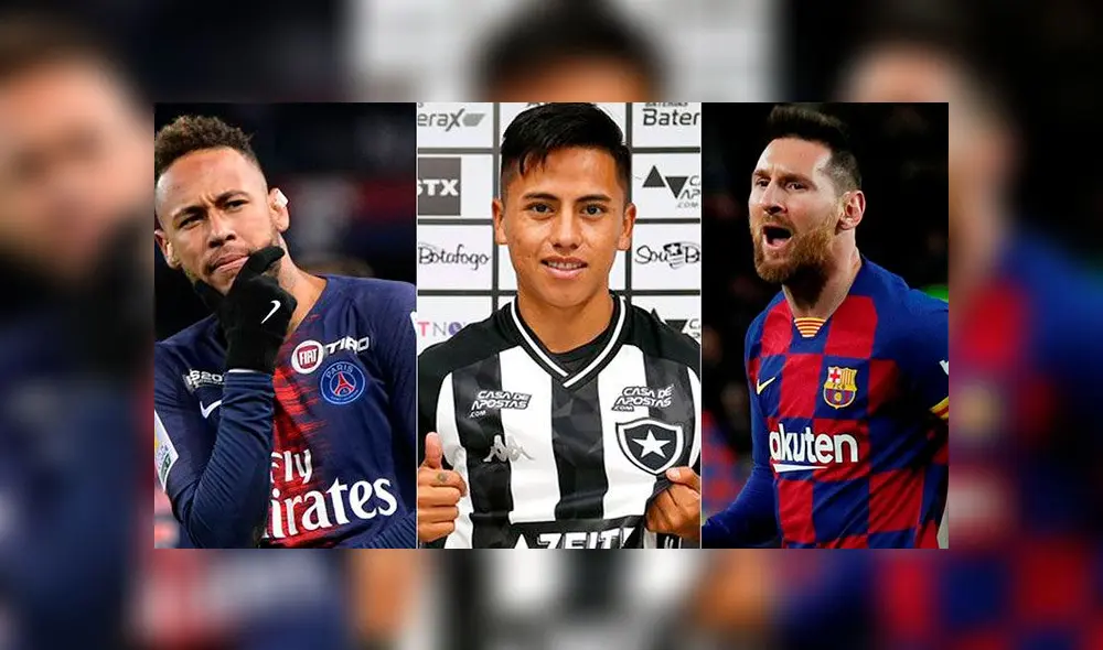 El extremo peruano habló sobre su estilo de juego, el cual consideró similar al de Messi y Neymar. Foto: Botafogo