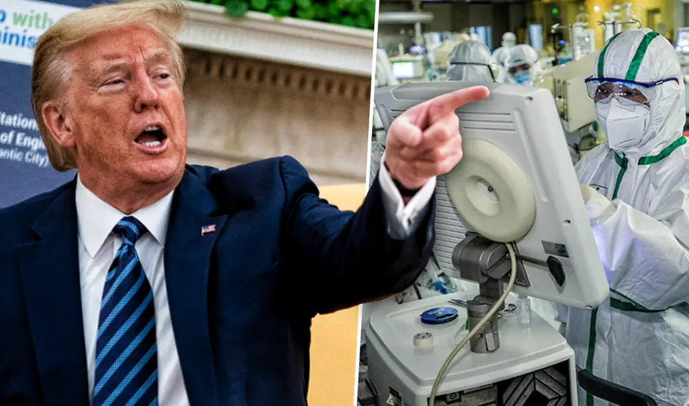 Presidente Trump insiste en culpar a China sobre el origen del nuevo coronavirus. Foto: Composición. Presidente Trump insiste en culpar a China sobre el origen del nuevo coronavirus. Foto: Composición.