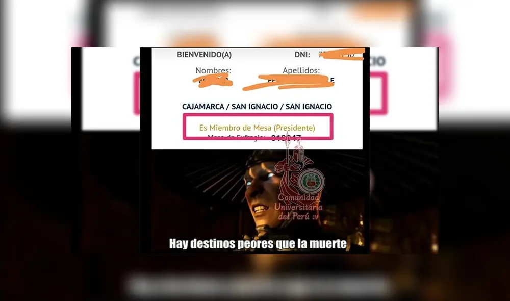 Los mejores memes del sorteo de miembros de mesa. Fuente: Redes Sociales Los mejores memes del sorteo de miembros de mesa. Fuente: Redes Sociales