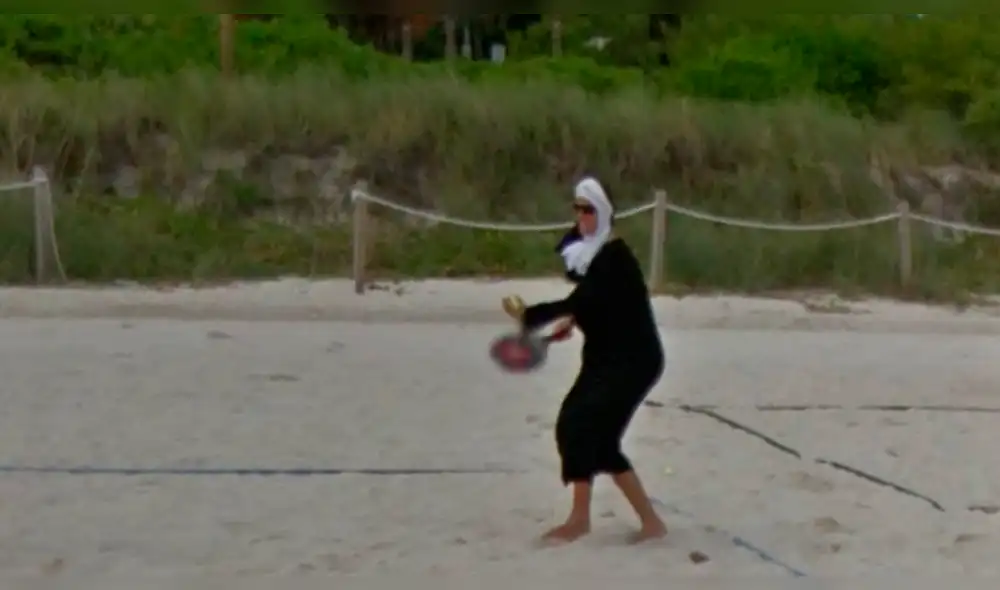 Google Maps: da un paseo por una playa de Estados Unidos, pero encuentra la presencia de una 'monja' [FOTOS]
