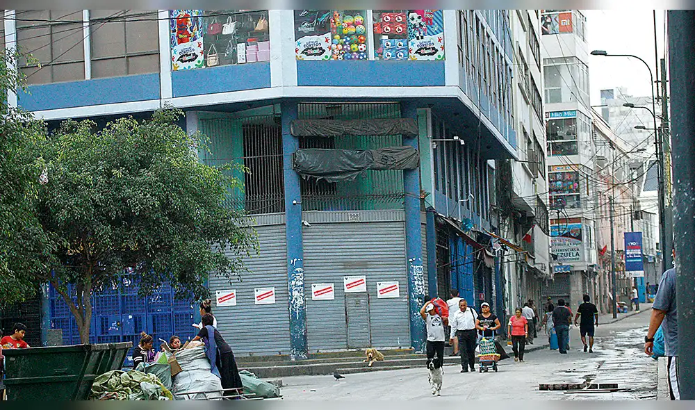 Clausuran galería en pleno corazón de Mesa Redonda