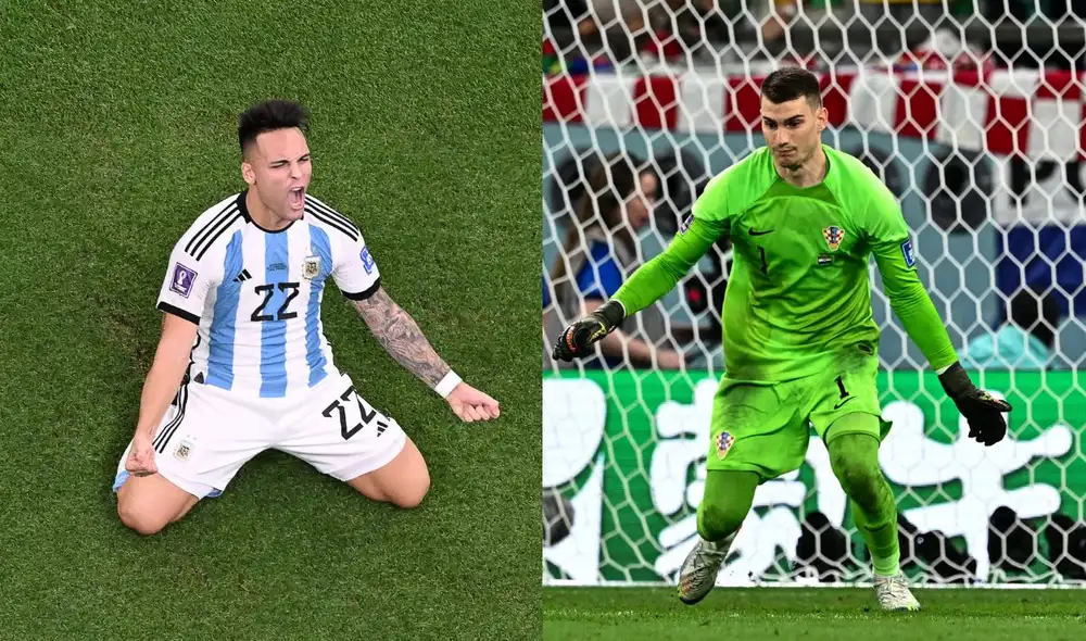 Lautaro Martínez e Dominik Livakovic tuvieron protagonismo en sus respectivos partidos de cuartos de final. Foto: composición LR/AFP Lautaro Martínez e Dominik Livakovic tuvieron protagonismo en sus respectivos partidos de cuartos de final. Foto: composición LR/AFP