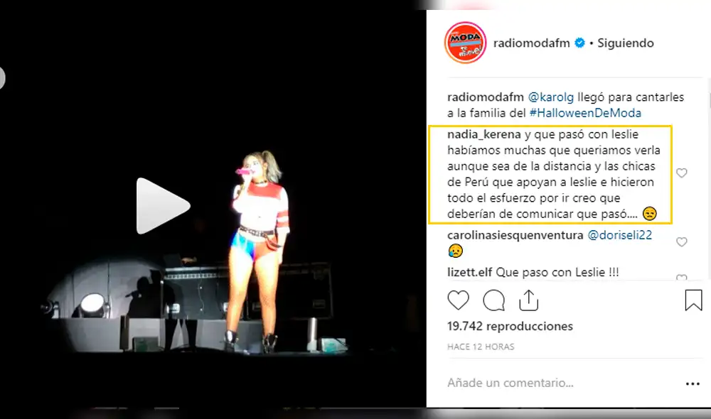 Usuarios culpan a Karol G de sabotear show musical de Leslie Grace [VIDEO]