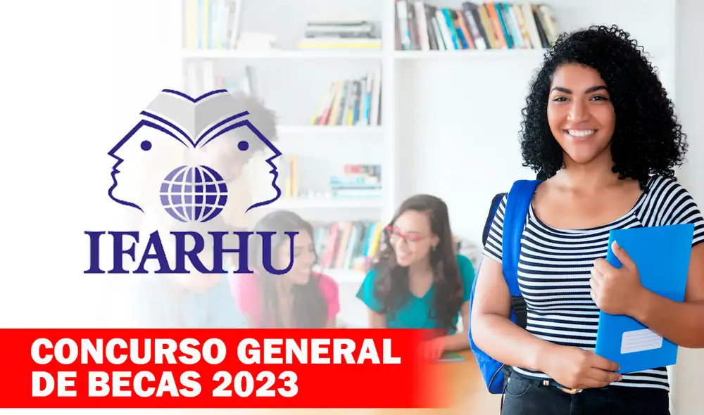 Los estudiantes panameños podrán realizar su inscripción en el Concurso General de Becas 2023 en la página oficial de IFARHU. Foto: IFARHU/ Sabes es Poder/ composición LR