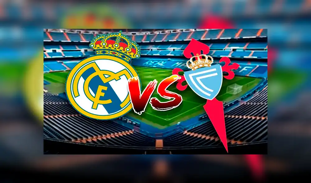 Real Madrid se enfrenta al Celta de Vigo por la fecha 24 de la Liga Española. Ambos equipos necesitan los tres puntos. Foto: Difusión.