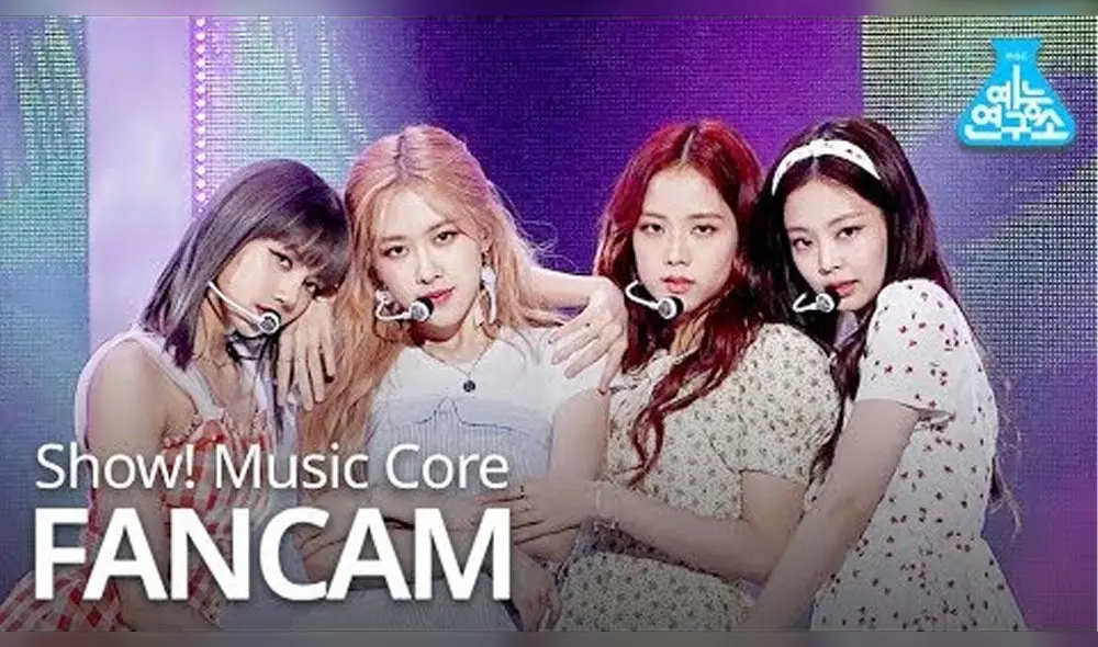 Desliza para ver más fotos de BLACKPINK Créditos: Music core Desliza para ver más fotos de BLACKPINK Créditos: Music core