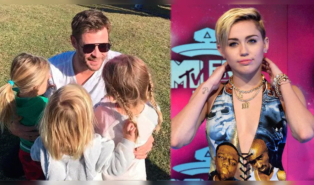 Miley Cyrus: ¿Qué piensan los hijos de Chris Hemsworth y Elsa Pataky de la famosa?