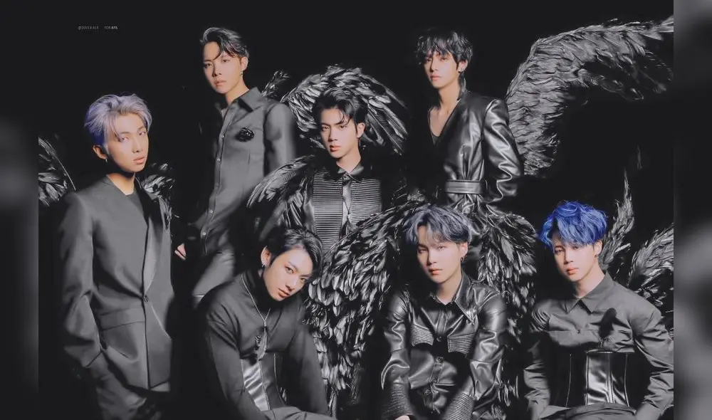 Foto grupal de BTS en la segunda versión de su teaser para "Map of the Soul: 7".