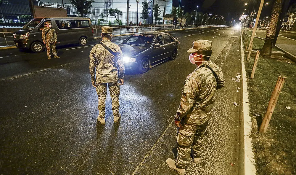 Control. Vigilancia será estricta. El toque de queda será desde las 11 p.m. en Lima. Foto: difusión