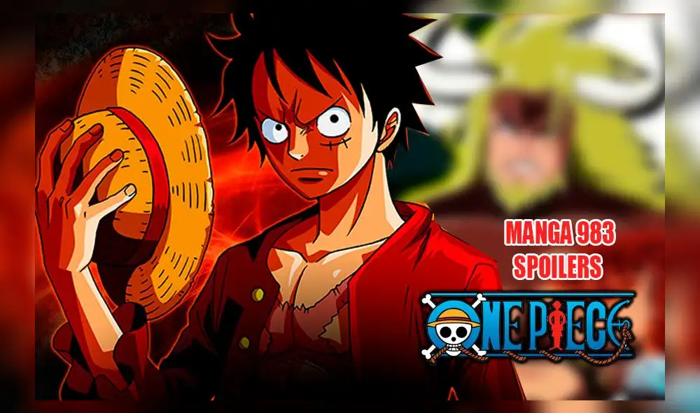 Spoilers de One Piece manga 983. Créditos: composición/Toei Animation Spoilers de One Piece manga 983. Créditos: composición/Toei Animation
