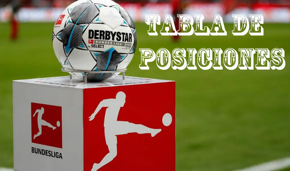 Tabla de posiciones de la Bundesliga. | Foto: EFE Tabla de posiciones de la Bundesliga. | Foto: EFE