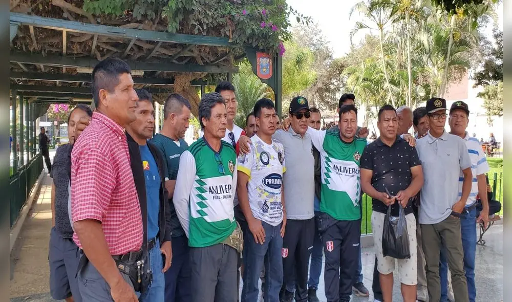 Reservistasd escartan relación con Antauro Humala. Foto: Almendra Ruesta.