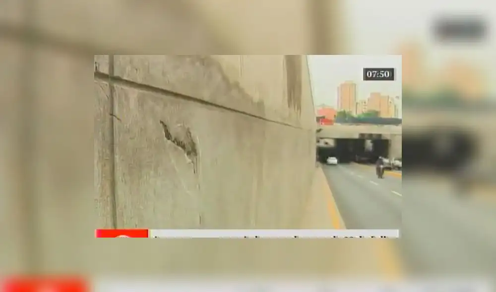Municipalidad de Lima minimiza rajaduras en bypass de 28 de Julio [VIDEO]