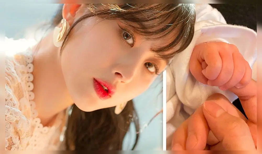 Moon Hyuna presentó a su bebé recién nacido, Bandi. Crédito: Instagram