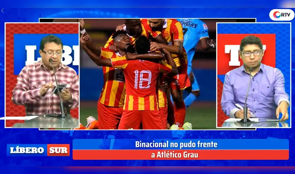 Líbero Sur: Binacional no pudo frente a Atlético Grau.