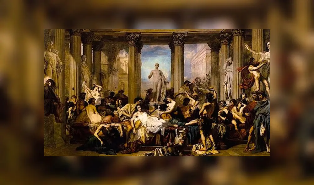 La Saturnalia, festividad pagana festejada los 25 de diciembre.