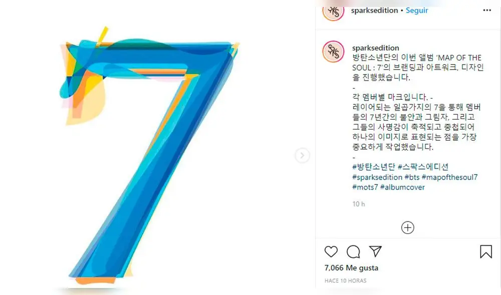 Sparks Edition, el estudio de diseño encargado del álbum, compartió los detalles a través de Instagram.