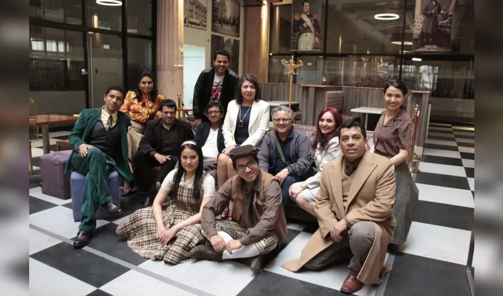 Elenco de la obra Comediantes. Elenco de la obra Comediantes.