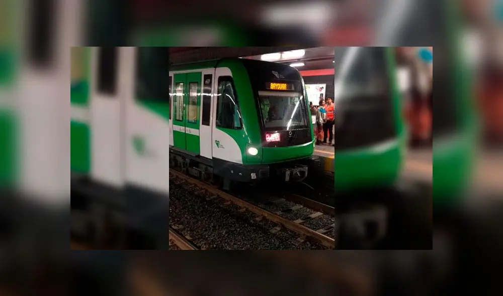 Metro de Lima: Pasajeros caminan por rieles del tren por falla técnica de uno de los transportes [VIDEO y FOTOS]