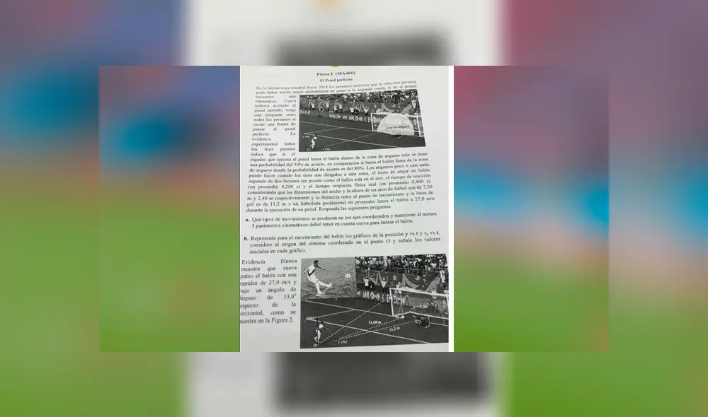 Facebook: peruano enseña Física usando como ejemplo el penal que falló Cueva en Rusia 2018 [FOTOS]