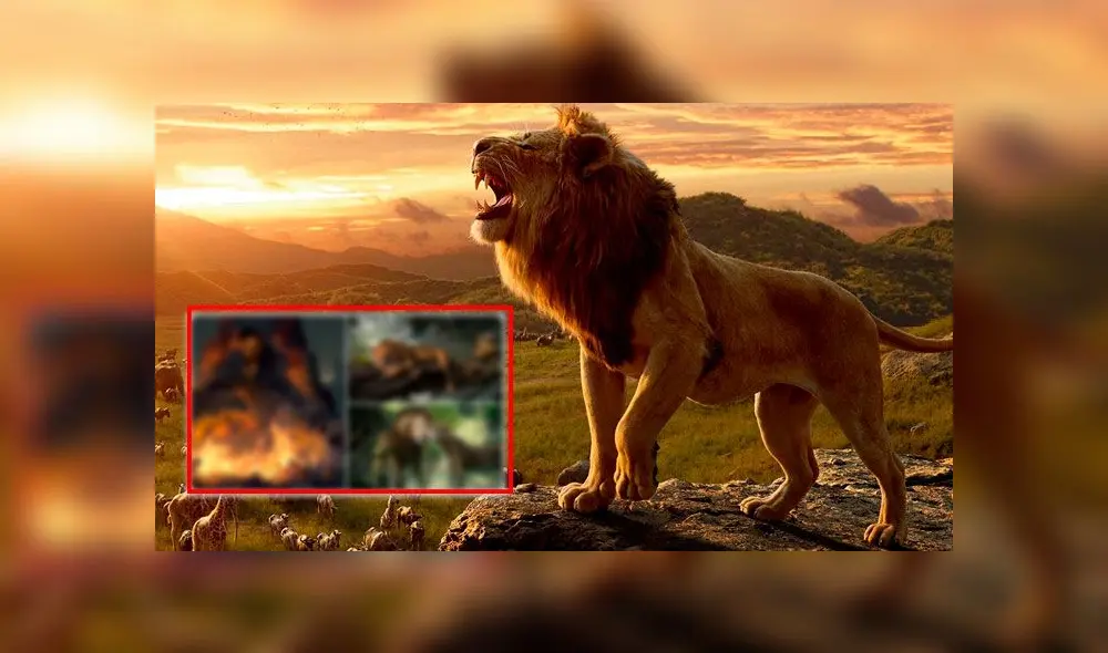 El Rey León muestran imágenes inéditas. Crédito: Composición