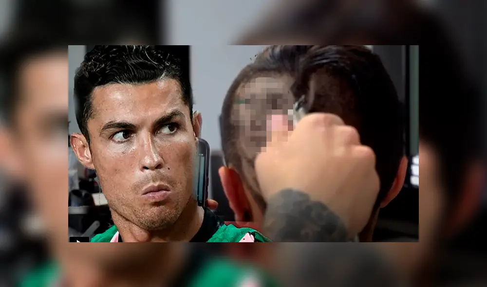Barbero inexperto hace corte con el rostro de Cristiano Ronaldo y todo sale mal. Barbero inexperto hace corte con el rostro de Cristiano Ronaldo y todo sale mal.