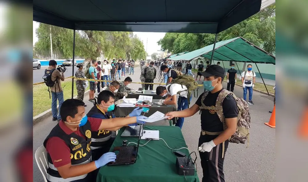 Trujillo: Reservistas se presentan para apoyar en emergencia Trujillo: Reservistas se presentan para apoyar en emergencia