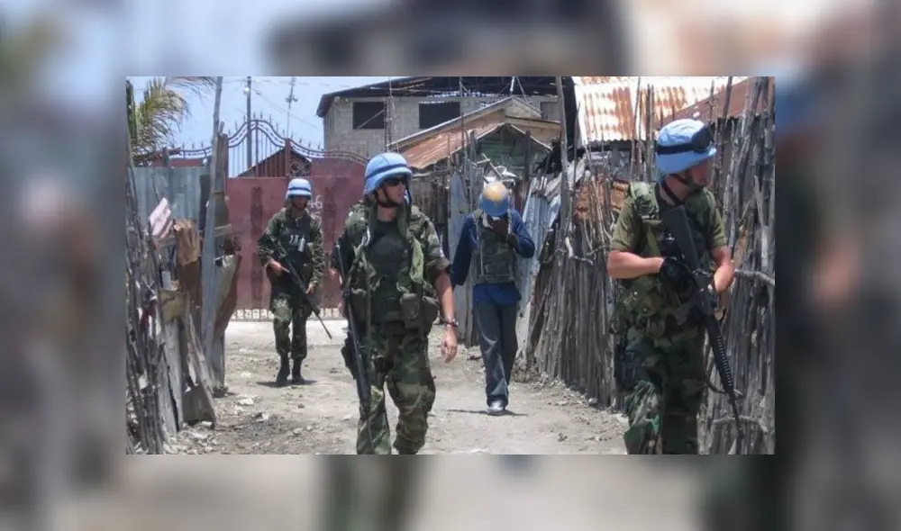 Chile mantuvo miles de efectivos en Haití durante 2004 y 2017. Foto: Difusión Chile mantuvo miles de efectivos en Haití durante 2004 y 2017. Foto: Difusión