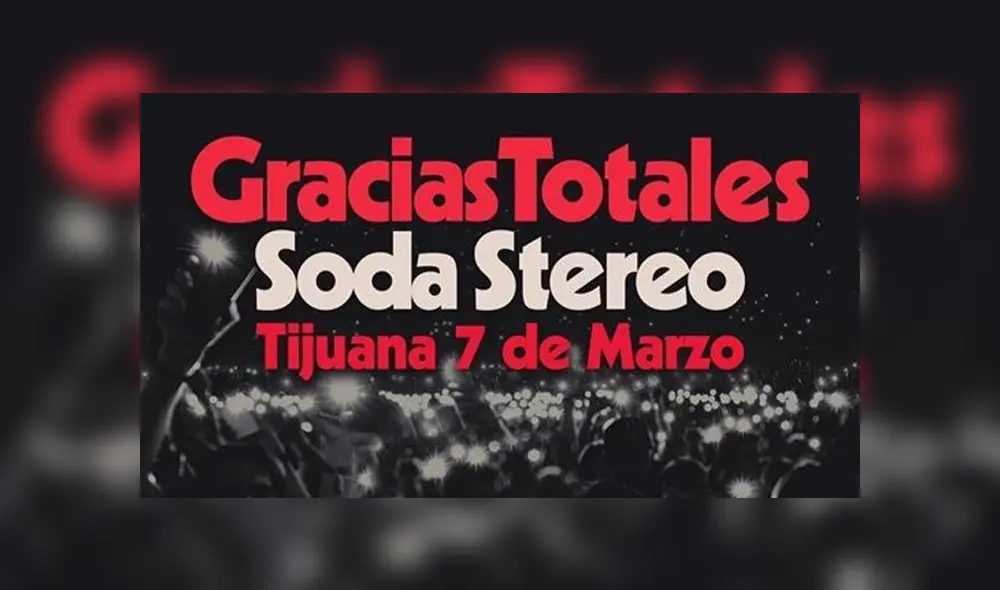 Cancelan concierto ‘Gracias Totales Soda Stereo’ en México