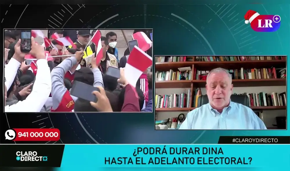 Augusto Álvarez Rodrich en Claro y Directo. Foto: LR+ Augusto Álvarez Rodrich en Claro y Directo. Foto: LR+