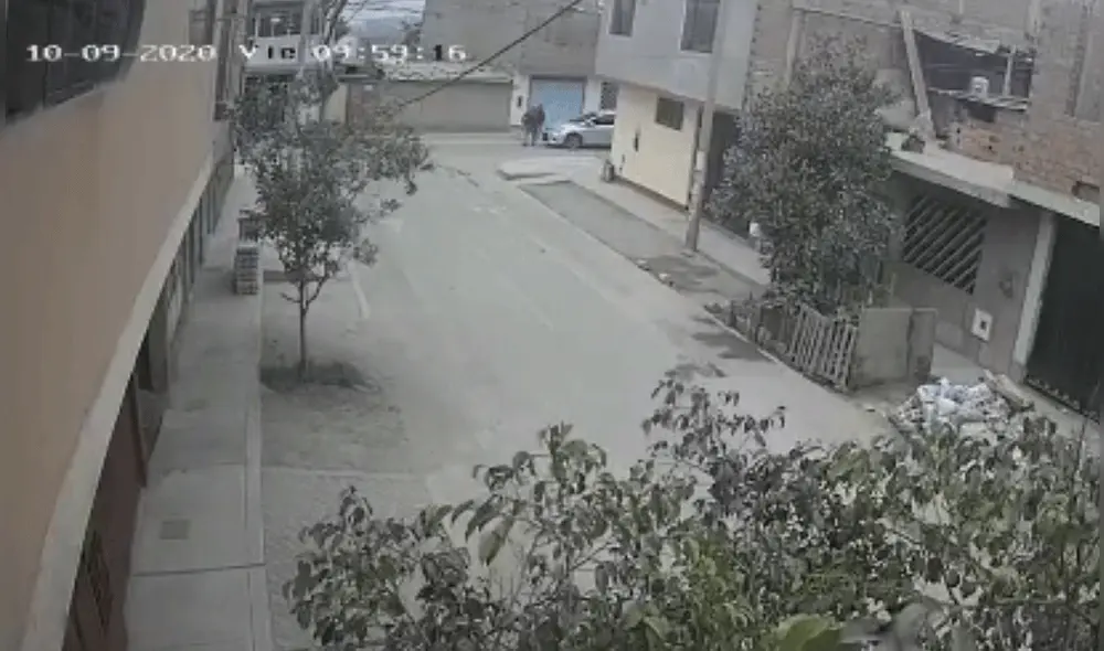 El robo se dio en la Asociación Villa Rica. Foto: Captura/cámara de videovigilancia