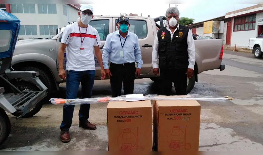 Motopulverizadores para el INPE Motopulverizadores para el INPE