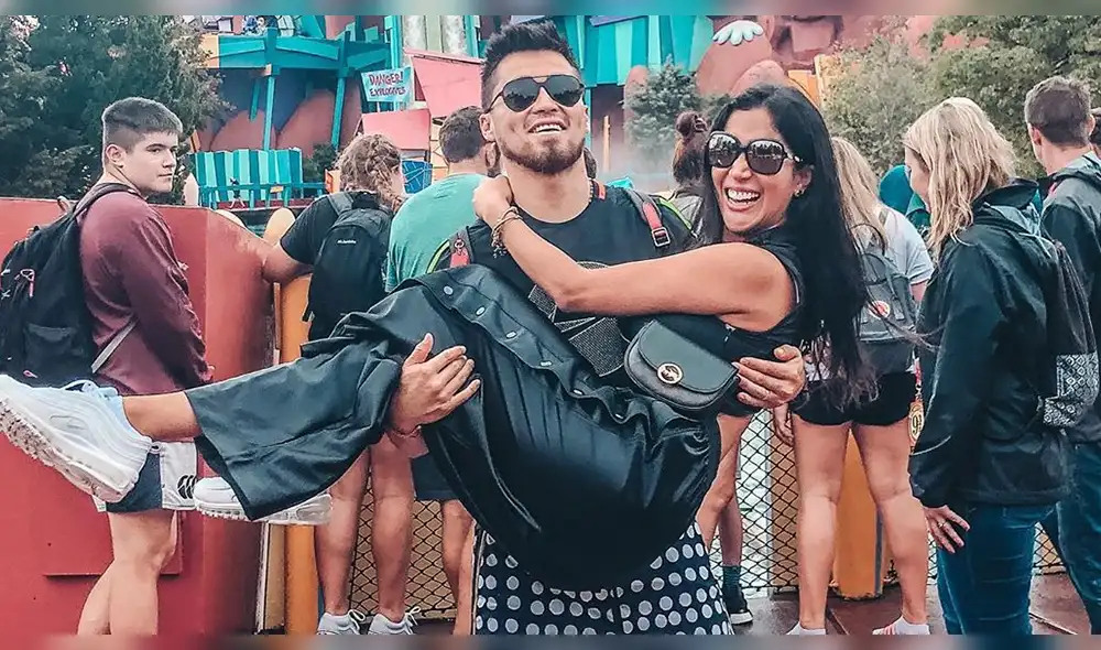 Melissa Paredes revela que si Rodrigo Cuba regresa al Perú será aislado por 15 días por temor al coronavirus. Foto: Instagram