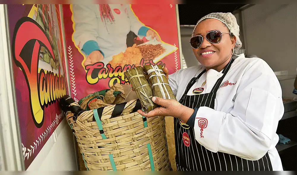 Los ricos tamales de Magaly Silva se lucen en Mistura