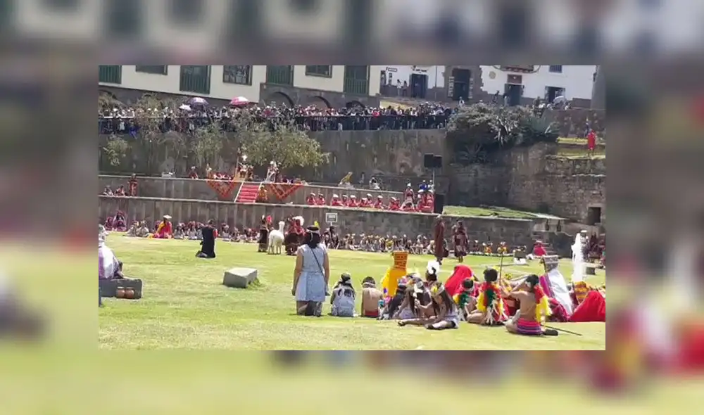 Escenificación se realizó en el Qorikancha Escenificación se realizó en el Qorikancha