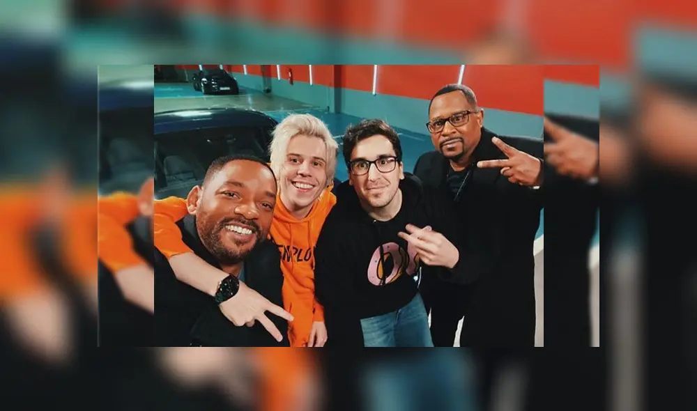 Su última foto en Instagram es esta en la que aparece con Will Smith, Martin y Mango Rolo. (Foto: Instagram)