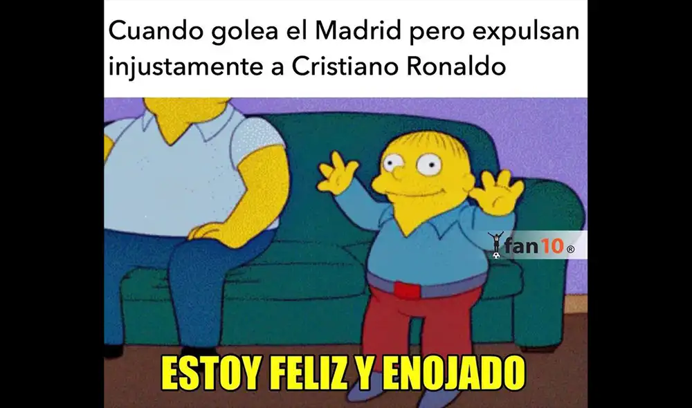 Vía Facebook, memes se burlan de Cristiano Ronaldo tras su expulsión [FOTOS]