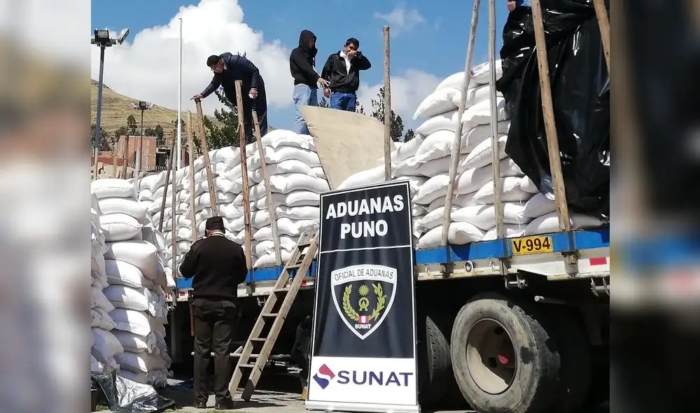 Incautan 100 toneladas de contrabando valorizados en US$ 400 mil