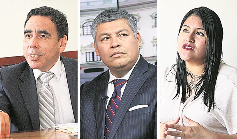 Arbitrariedad. Constitucionalistas Omar Cairo, Luciano López y Beatriz Ramírez señalan que dejar la vacancia solo al voto puede generar arbitrariedad.