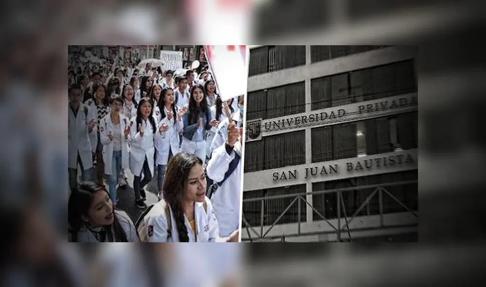 Estudiantes denuncian a la Universidad San Juan Bautista por retorno a la modalidad presencial. Créditos: La República. Estudiantes denuncian a la Universidad San Juan Bautista por retorno a la modalidad presencial. Créditos: La República.