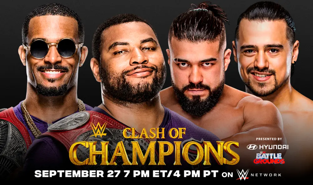 The Street Profits vs. Andrade y Angel Garza por los Campeonatos en Parejas de RAW
