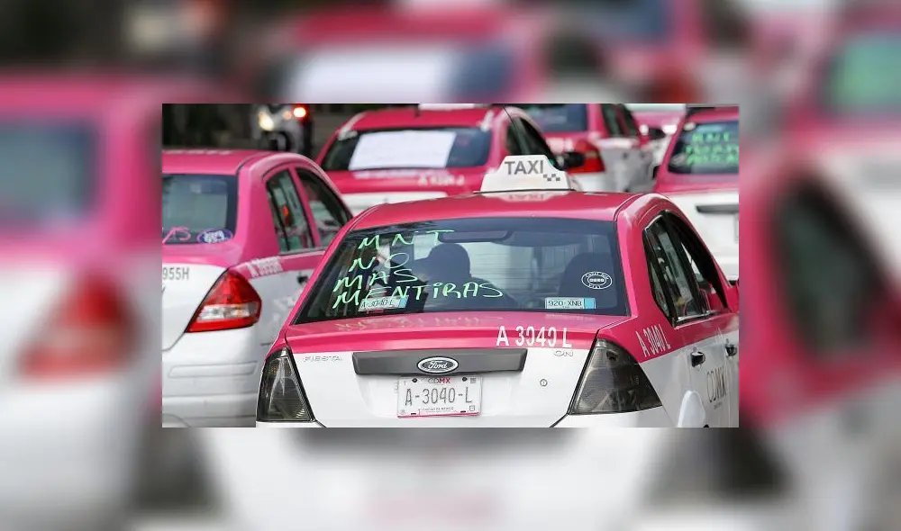 Se calcula que en Ciudad de México existen alrededor de 110 mil taxis. (Foto: Notimex)