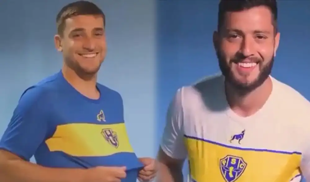 El club brasileño no perdió la oportunidad de recordar su histórico partido contra Boca Juniors del 2003. Foto: captura de Paysandú