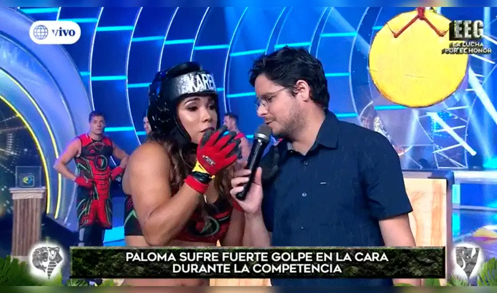 EEG: Karen Dejo lanzó una patada en el rostro de Paloma Fiuza [VIDEO]