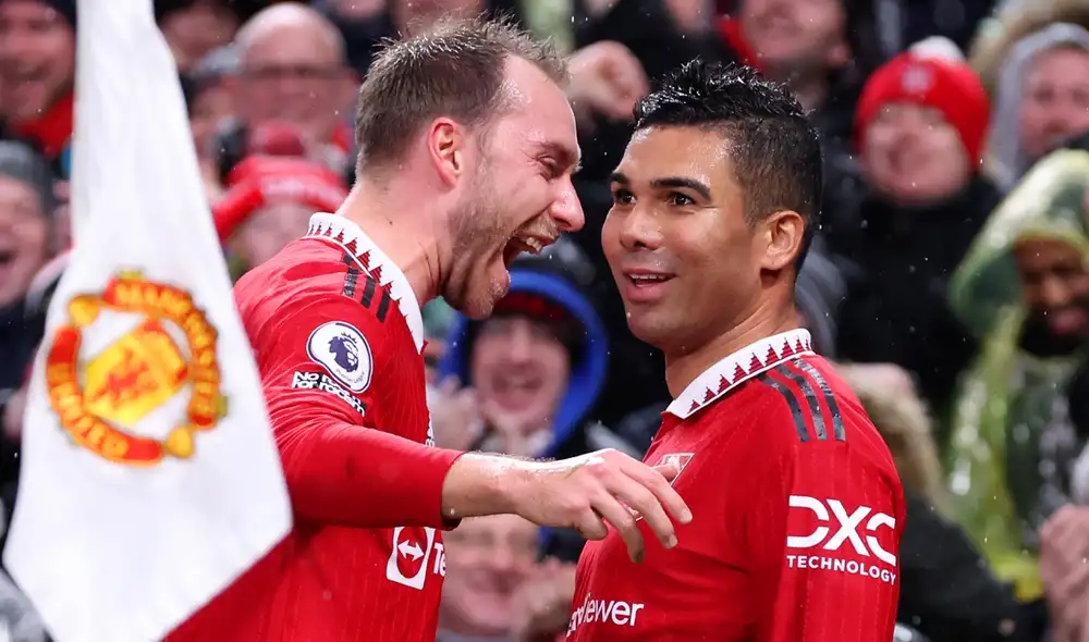 Manchester United goleó al Bournemouth y se acerca a los primeros lugares de la Premier League. Foto: @ManUtd_Es