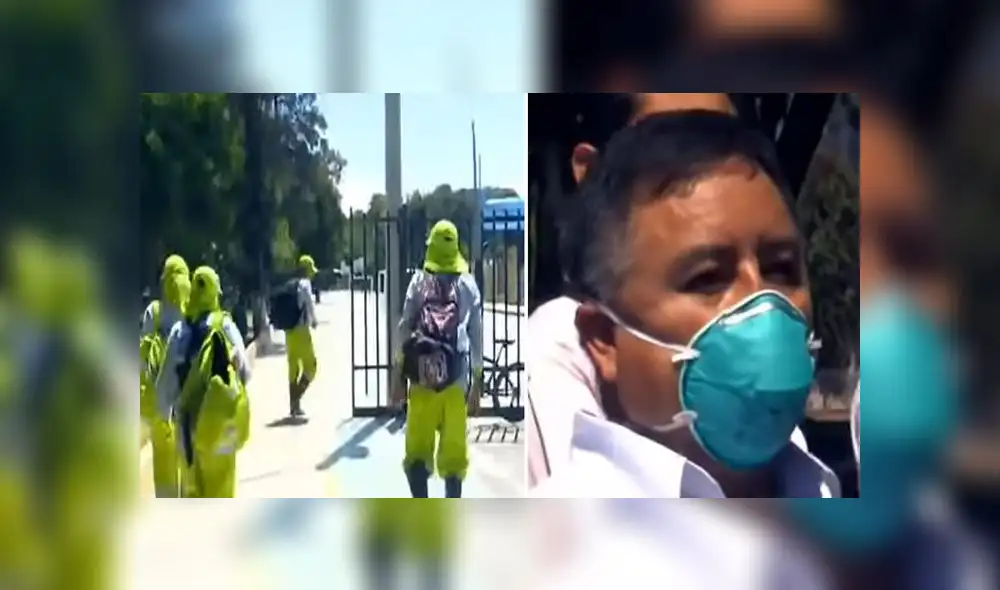Uno de los trabajadores era una mujer de 65 años; el otro tenía 70. Foto: Captura.