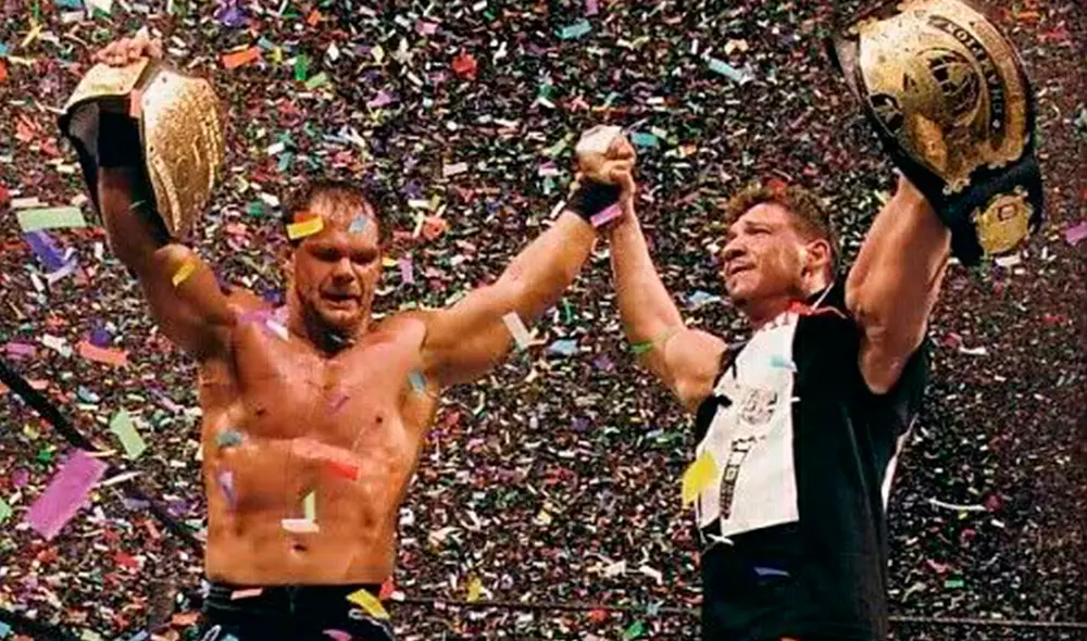 Chris Benoit ganó su primer título mundial en WrestleMania 20. | Foto: WWE Chris Benoit ganó su primer título mundial en WrestleMania 20. | Foto: WWE
