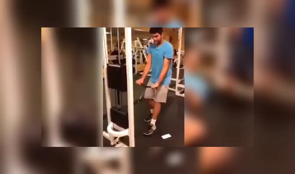 Facebook viral: Chico va al gimnasio junto a su hermano menor y este le juega pesada broma [VIDEO]