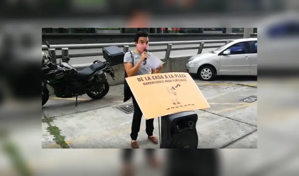 Un joven mexicano narra cuentos para los niños que están en su casa durante la cuarentena. Foto: FacebookUn joven mexicano narra cuentos para los niños que están en su casa durante la cuarentena. Foto: Facebook Un joven mexicano narra cuentos para los niños que están en su casa durante la cuarentena. Foto: FacebookUn joven mexicano narra cuentos para los niños que están en su casa durante la cuarentena. Foto: Facebook
