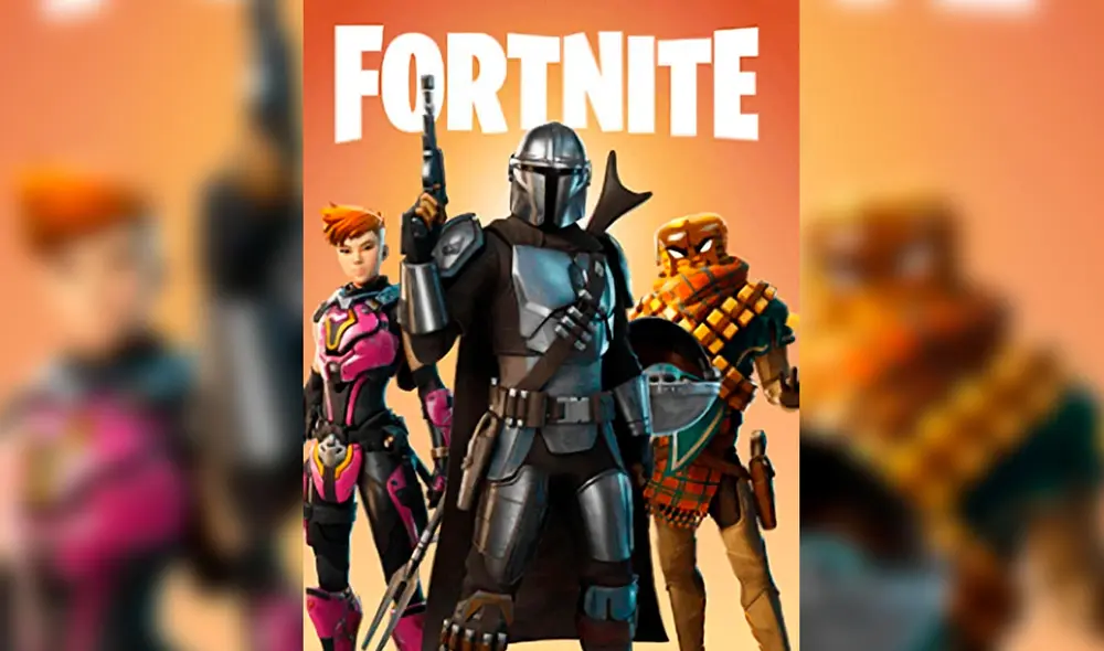 Posible poster de The Mandalorian para la temporada 5 de Fortnite. Foto: Twitter